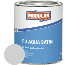 MODULAN 6200 PU Lack Aqua Satin RAL 7035 lichtgrau 750 ml