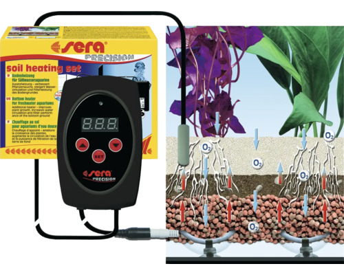 Bodenheizung sera für Süßwasseraquarien sera soil heating set Sera Precision Bodenheizungsset für Süßwasseraquarien