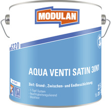 MODULAN 6220 Aqua Venti Lack Satin 3in1 weiß 2,5 L-thumb-1