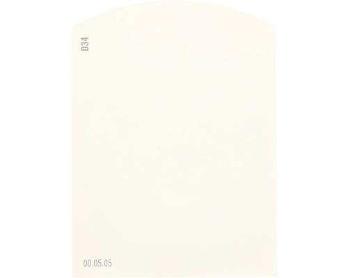 Farbmusterkarte Farbtonkarte D34 Off-White Farbwelt rot 9,5x7 cm