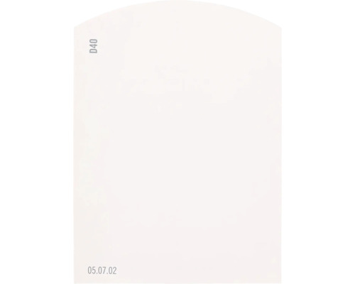Farbmusterkarte Farbtonkarte D40 Off-White Farbwelt rot 9,5x7 cm