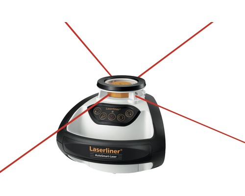 Laserliner AutoSmart-Laser mit roten Laserstrahlen