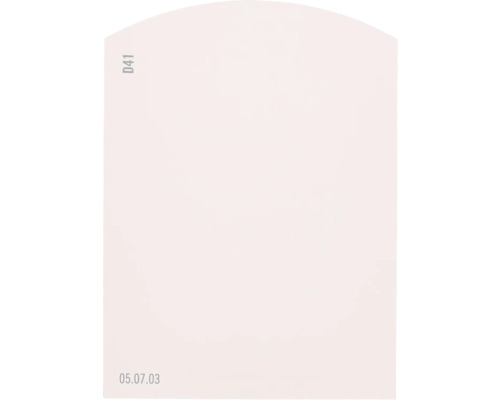 Farbmusterkarte Farbtonkarte D41 Off-White Farbwelt rot 9,5x7 cm