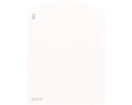 Farbmusterkarte Farbtonkarte D43 Off-White Farbwelt rot 9,5x7 cm