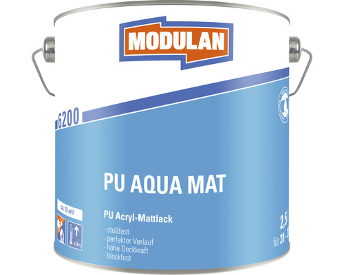 MODULAN PU Aqua Matt Acryl-Mattlack im Eimer