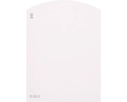 Farbmusterkarte Farbtonkarte D45 Off-White Farbwelt rot 9,5x7 cm