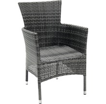 Rattan Gartenstuhl mit Armlehnen
