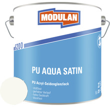 MODULAN 6200 PU Lack Aqua Satin RAL 9016 verkehrsweiß 2,5 L