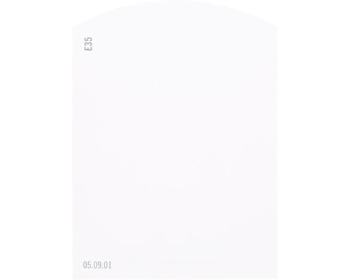 Farbmusterkarte Farbtonkarte E35 Off-White Farbwelt lila 9,5x7 cm