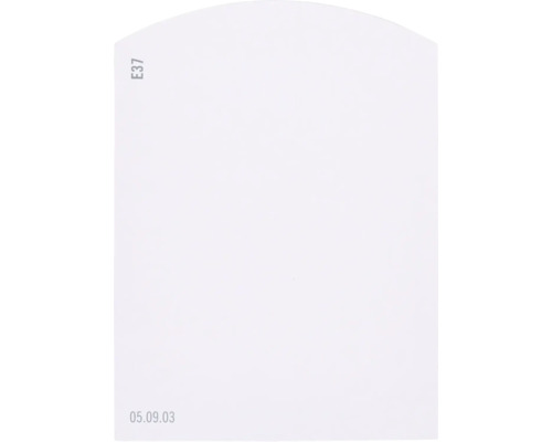 Farbmusterkarte Farbtonkarte E37 Off-White Farbwelt lila 9,5x7 cm