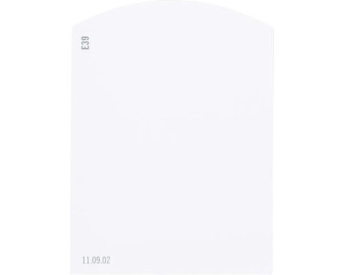 Farbmusterkarte Farbtonkarte E39 Off-White Farbwelt lila 9,5x7 cm