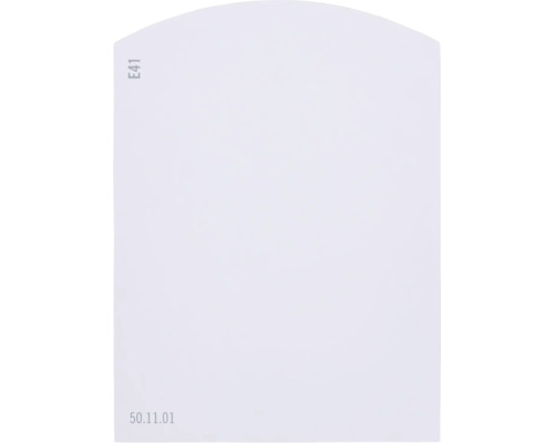 Farbmusterkarte Farbtonkarte E41 Off-White Farbwelt lila 9,5x7 cm