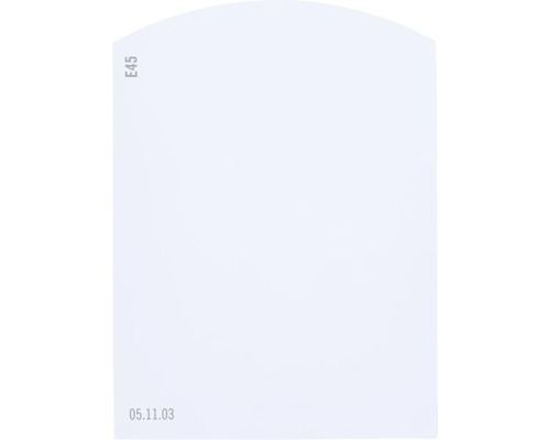 Farbmusterkarte Farbtonkarte E45 Off-White Farbwelt lila 9,5x7 cm