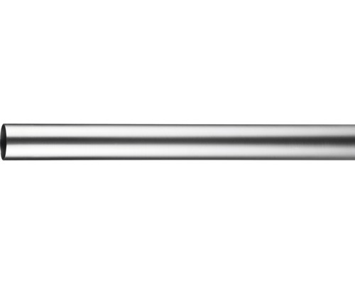 Gardinenstange Narvik, Carpi edelstahl-optik 160 cm Ø 16 mm Rohr aus Metall