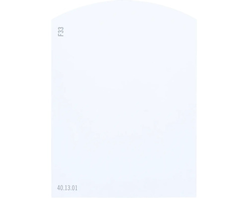 Farbmusterkarte Farbtonkarte F33 Off-White Farbwelt blau 9,5x7 cm