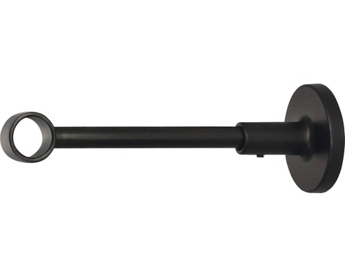 Träger 1-läufig für Carpi schwarz Ø 16 mm 14 cm lang