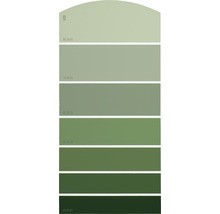 Farbmusterkarte Farbtonkarte G29 Farbwelt grün 21x10 cm-thumb-0