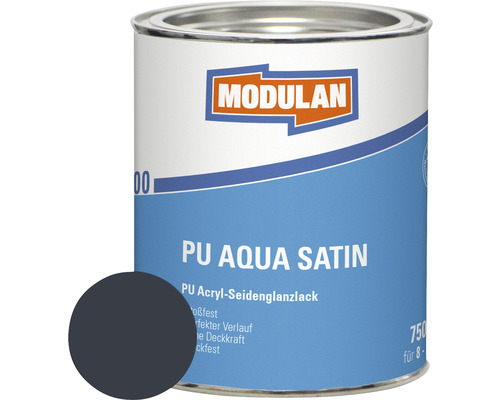 MODULAN 6200 PU Lack Aqua Satin RAL 7016 anthrazit 750 ml-0