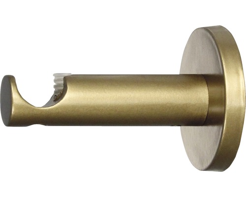 Wandträger 1-läufig für Carpi gold-optik Ø 16 mm 6,5 cm lang