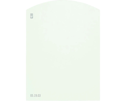 Farbmusterkarte Farbtonkarte G38 Off-White Farbwelt grün 9,5x7 cm