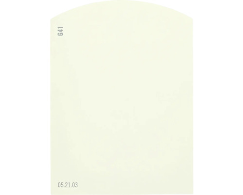 Farbmusterkarte Farbtonkarte G41 Off-White Farbwelt grün 9,5x7 cm