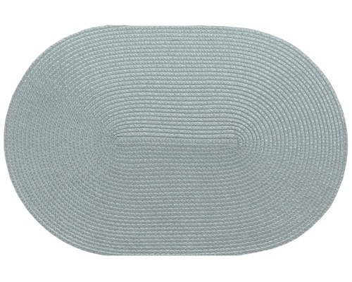 Ovaler Teppich aus Textilfaser