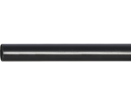 Gardinenstange Rivoli schwarz 120 cm Ø 20 mm Schwarzes Kunststoffrohr