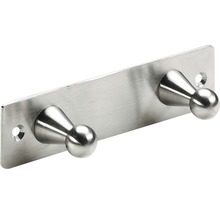 Doppelter Kleiderhaken aus Metall zur Wandmontage