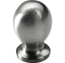 Möbelknopf Zinkdruckguss edelstahl ØxH 15x25 mm
