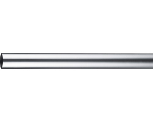 Gardinenstange Rivoli edelstahl-optik 200 cm Ø 20 mm Metallrohr