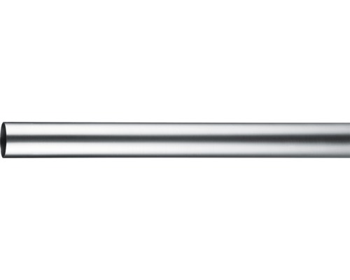 Gardinenstange Rivoli edelstahl-optik 240 cm Ø 20 mm Edelstahlrohr