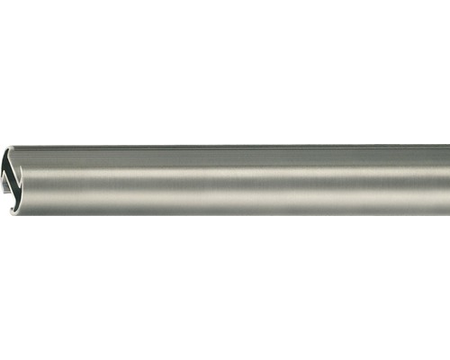 Gardinenstange mit Innenlauf II Rivoli edelstahl-optik 160 cm Ø 20 mm