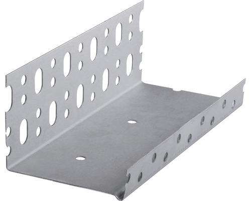 CATNIC Sockelprofil Aluminium für Fassadendämmung und WDVS System 140 mm 2500 x 143 mm