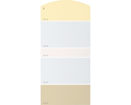 Farbmusterkarte Farbtonkarte J02 Farben für Körper, Geist & Seele - wohltuend & heilend 21x10 cm