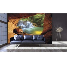 Fototapete Vlies 11978V4 Blick auf Wasserfall 2-tlg. 254 x 184 cm