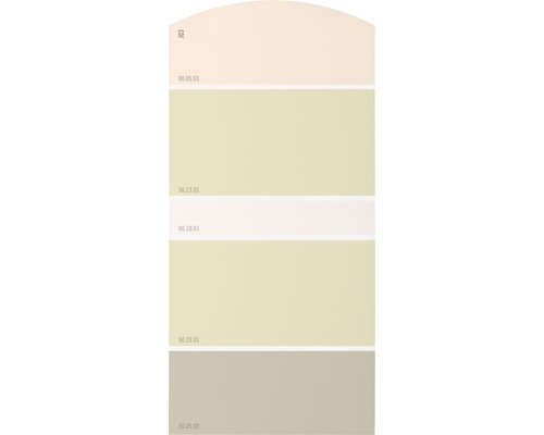 Farbmusterkarte Farbtonkarte J03 Farben für Körper, Geist & Seele - wohltuend & heilend 21x10 cm