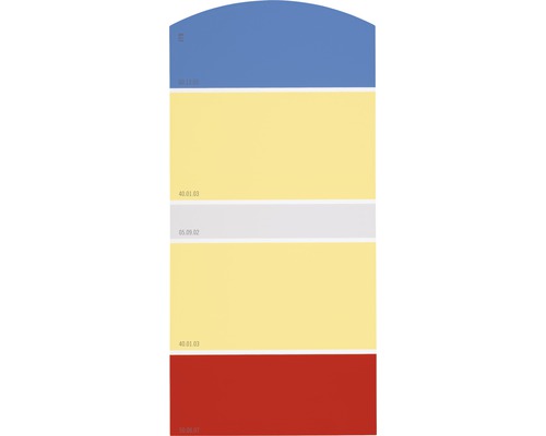 Farbmusterkarte Farbtonkarte J19 Farben für Körper, Geist & Seele - stimmungsvoll & aktivierend 21x10 cm