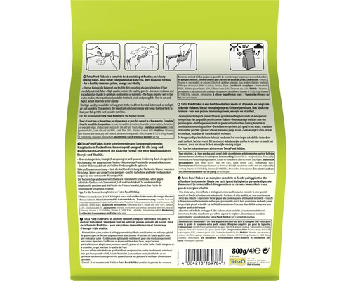 Tetra Pond Flakes Hauptfutter im Flockenform für Gartenteich