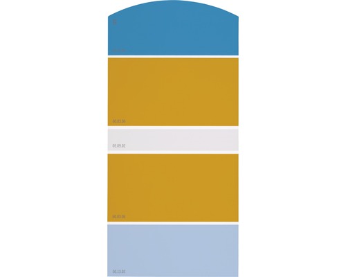 Farbmusterkarte Farbtonkarte J23 Farben für Körper, Geist & Seele - stimmungsvoll & aktivierend 21x10 cm