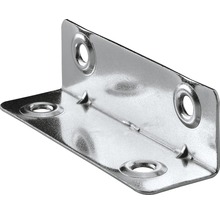 Winkelverbinder aus Metall mit Befestigungslöchern