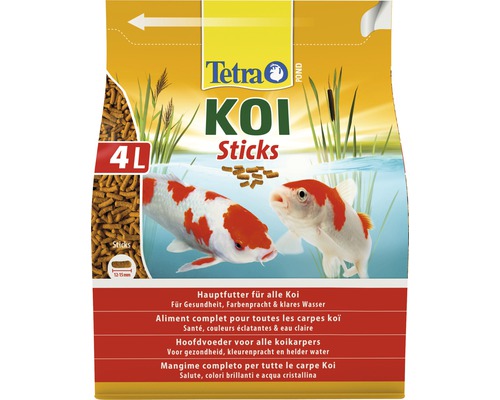 Tetra Koi Sticks Hauptfutter für alle Koi in 4 Liter Packung