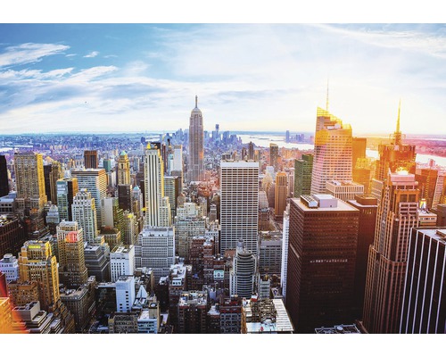 Fototapete Vlies 12116V4 New York Panorama 2-tlg. 254 x 184 cm