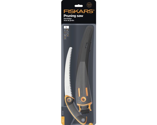 Fiskars Handsäge zum Baumschnitt in der Verpackung