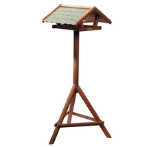 Vogelhaus aus Holz mit Ständer für den Garten