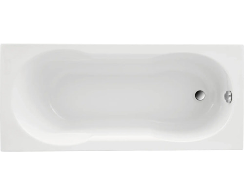 Badewanne OTTOFOND Fortuna 70 x 160 cm weiß glänzend glatt 851801-0