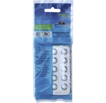 Planet Pool Ersatztabletten für Pooltester, 30 Stück Sauerstofftabletten und 30 Stück pH Tabletten