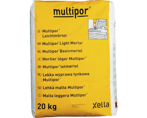 Multipor Leichtmörtel FIX X710 20 kg | HORNBACH