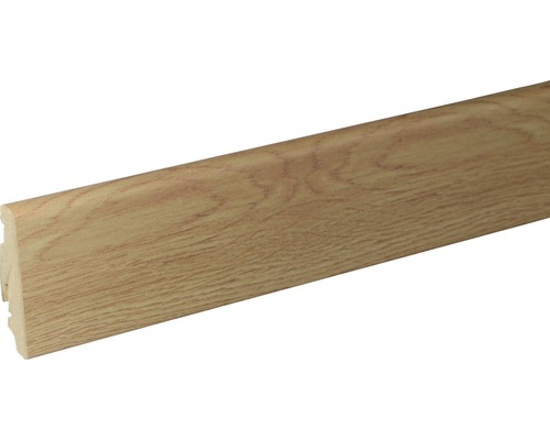 SKANDOR Sockelleiste Shannon Eiche Honig 19 x 58 x 2400 mm Sockelleiste aus Holz
