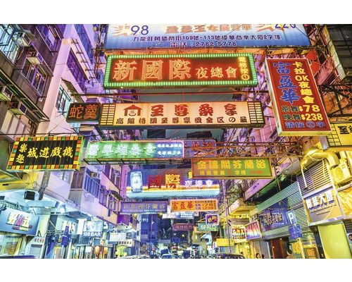 Fototapete Vlies 211016 Hong Kong Alleyway 8-tlg. 400 x 260 cm