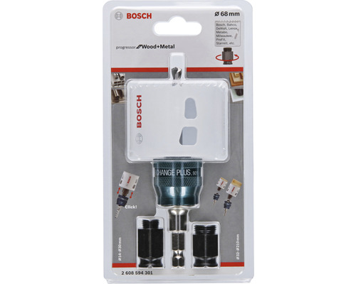 Bosch Progressor Lochsäge für Holz und Metall, Durchmesser 68 Millimeter